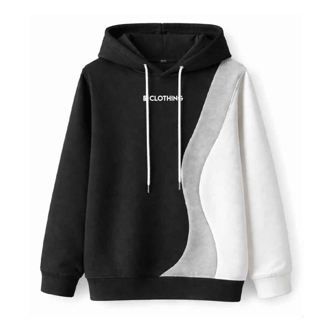 Hoodie Noir Wave